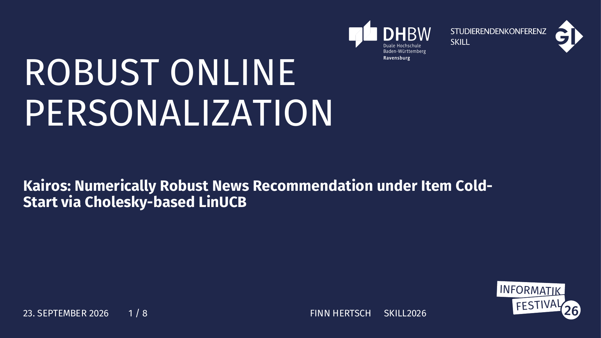 Presentation Slide 1 of 8
